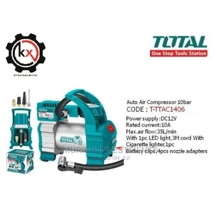 Total TTAC1406 12V Mini Air Compressor 140psi