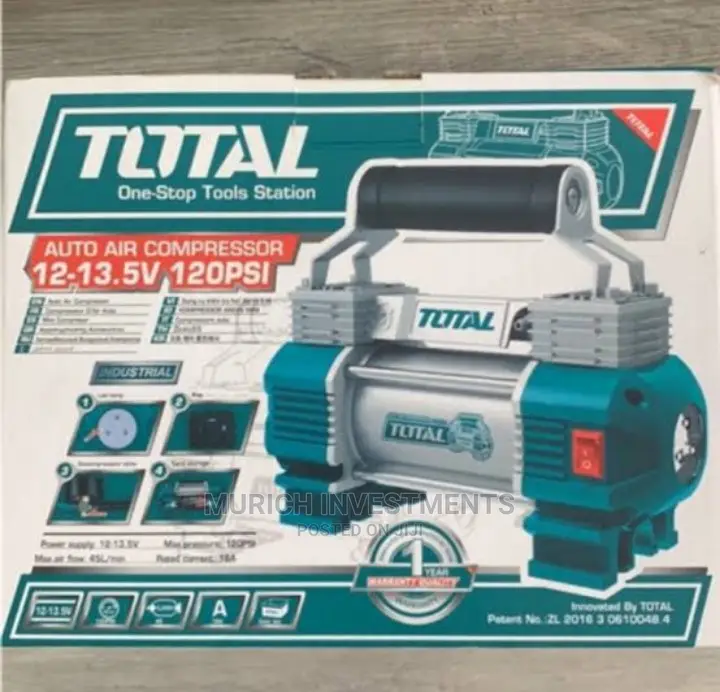 Total Car 12V Mini Air Compressor