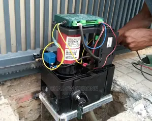 Installation of Automatic Sliding Gate With a Solar System
