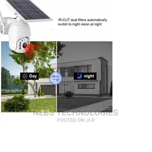 Solar IP PTZ Cctv 4G Camera 1080p Indoor/Outdoor