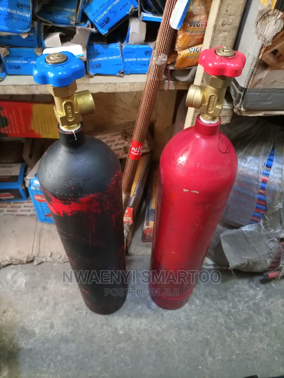 Oxygen And Acytalene Botle