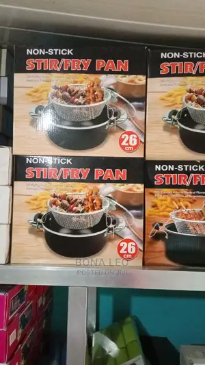Non Stick Fry Pan With Mesh 26cm