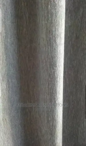 Lush Grey Matte Window Fabric