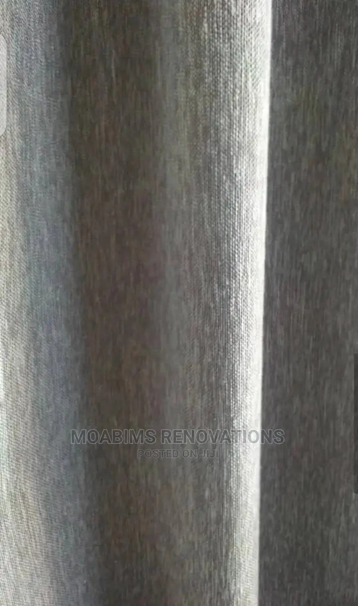 Lush Grey Matte Window Fabric