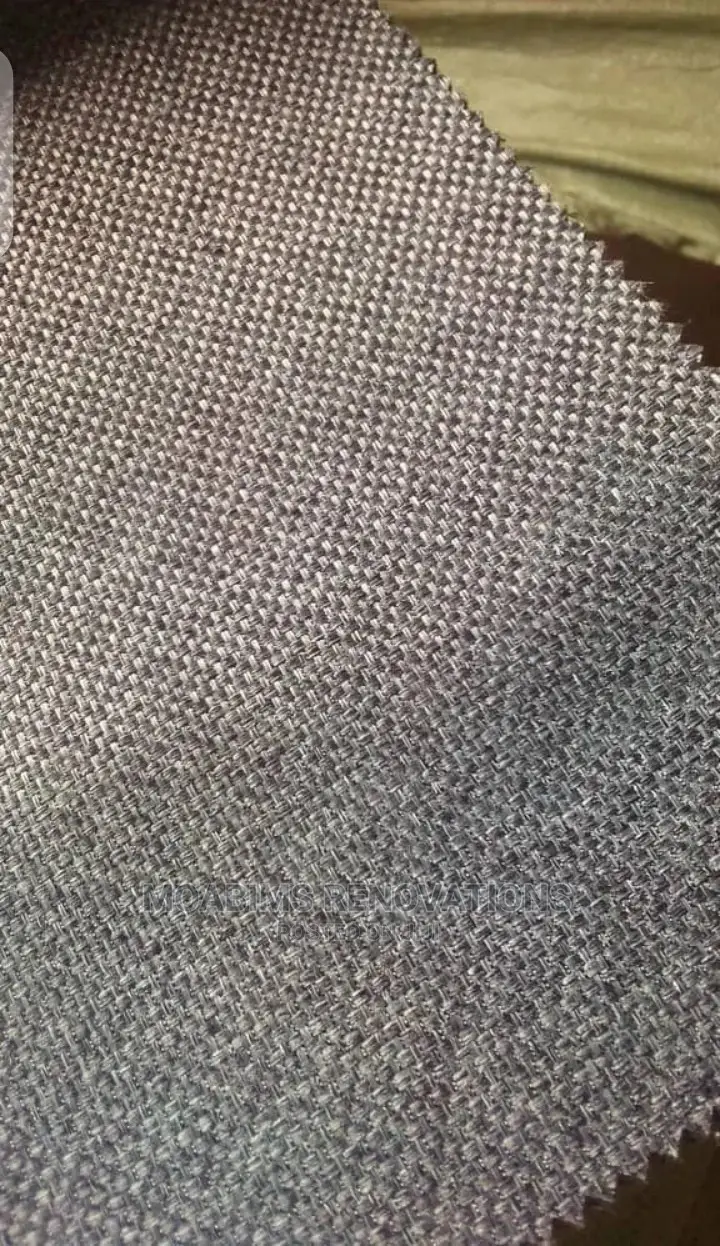 Lush Grey Matte Window Fabric