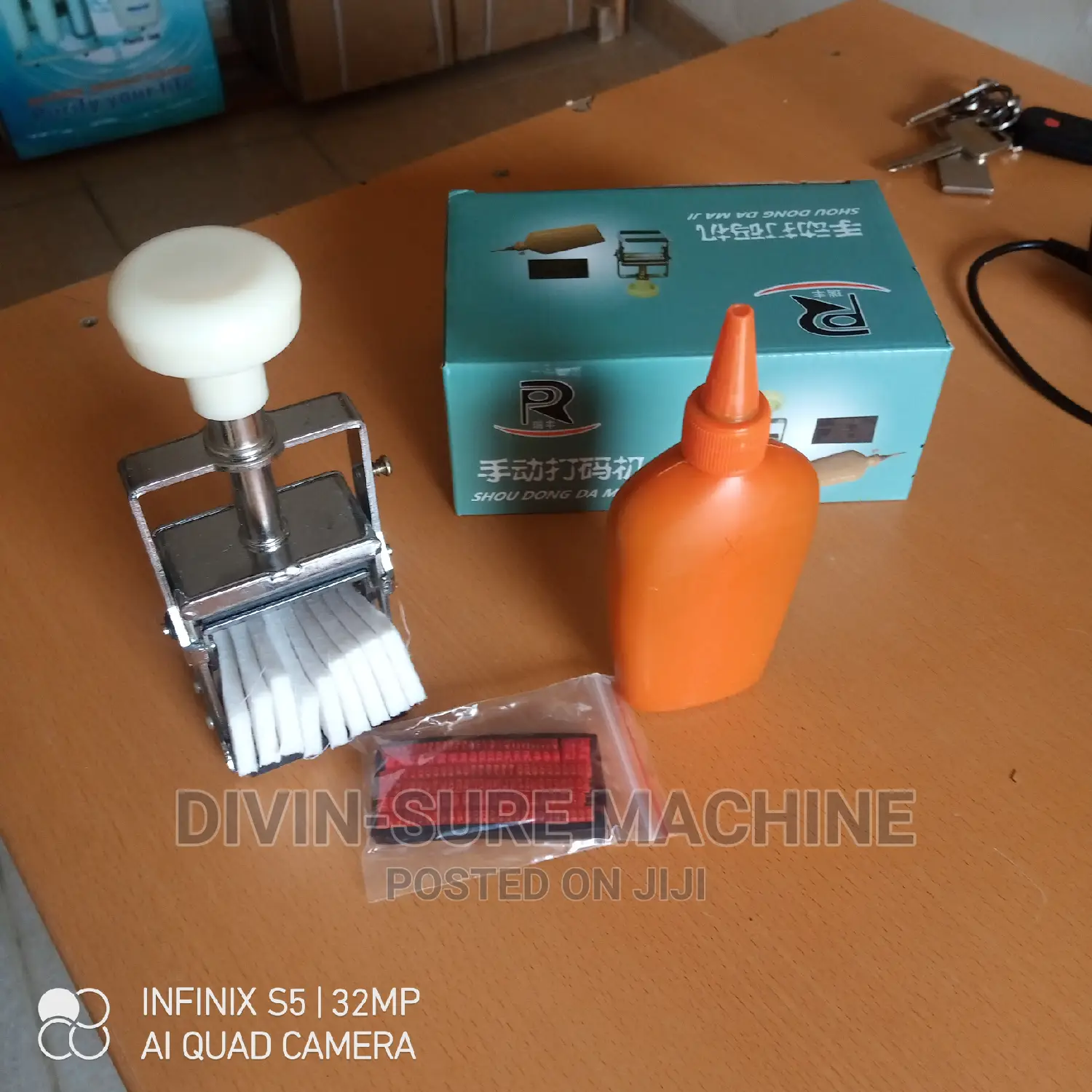 Hand Stamp Coding Machine for Batch Number Coding