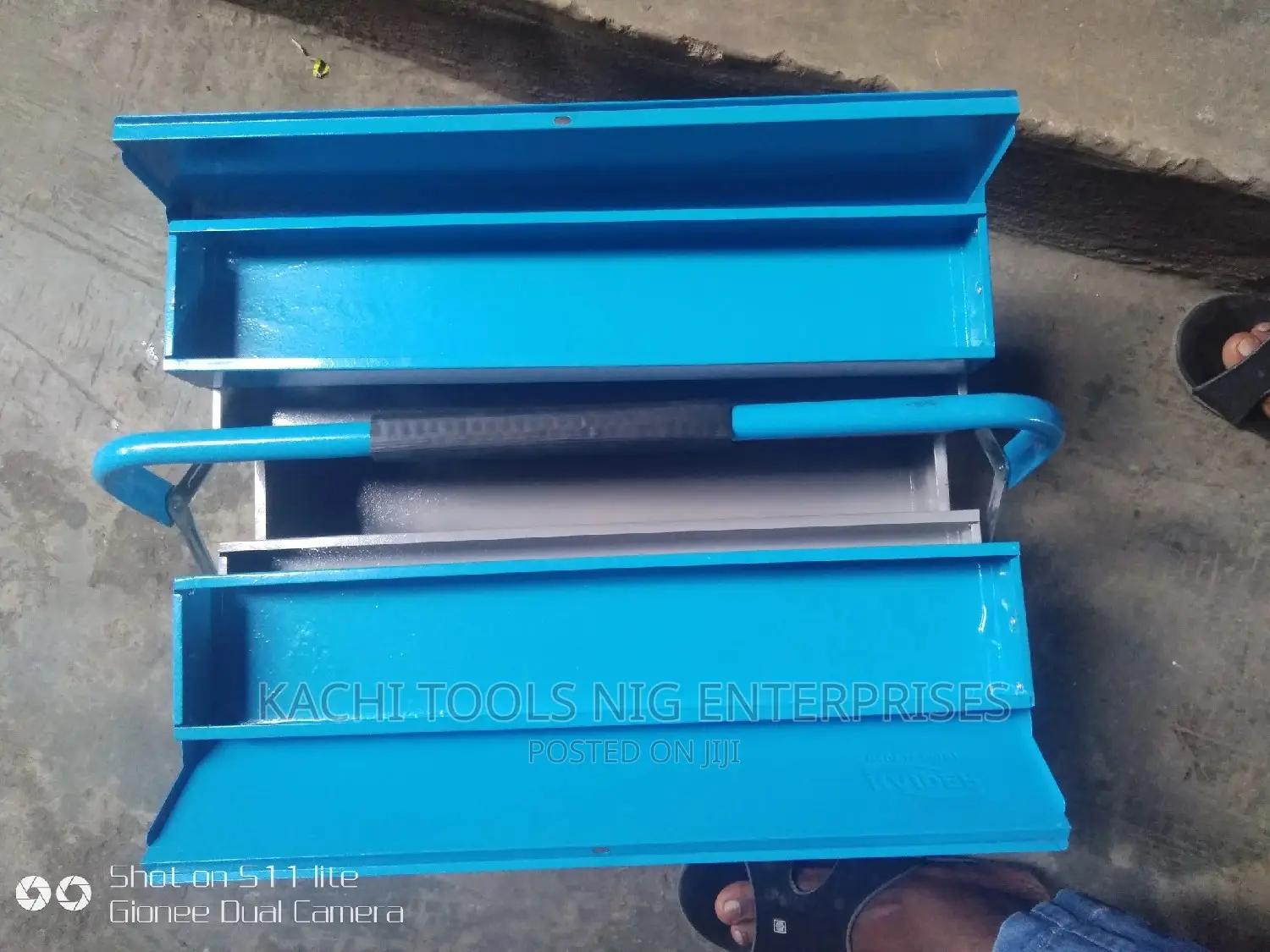 Empty Metal Tools Box