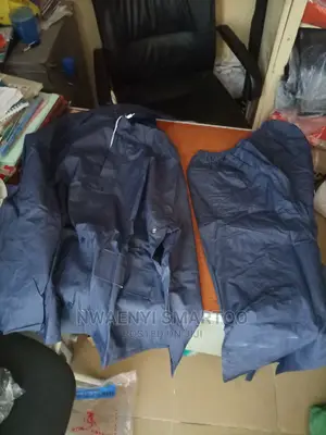 Blue Raincoat Up And Down