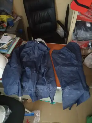 Blue Raincoat Up And Down