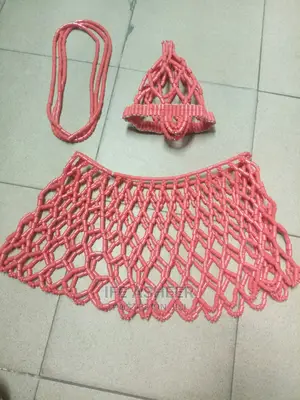 Typical Complete Set of Benin Woman Ceremonial Costume 06