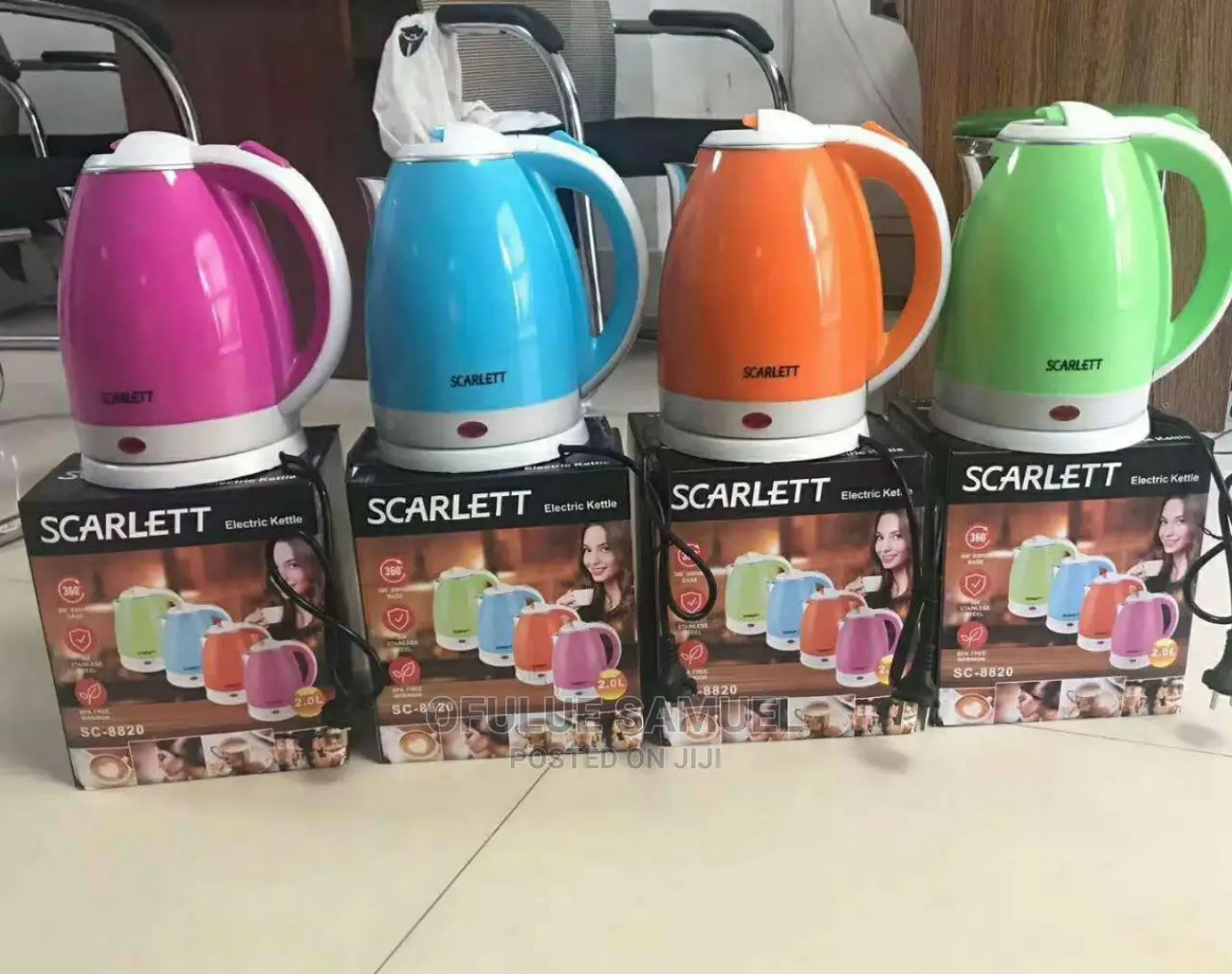 Scarlet Electric Kettle