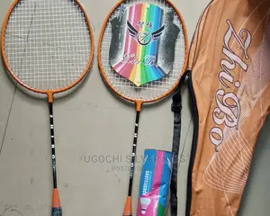 2in1 Zhibo Badminton Racket With the Ball