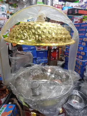 Chafing Dish ,Gold and Silver
