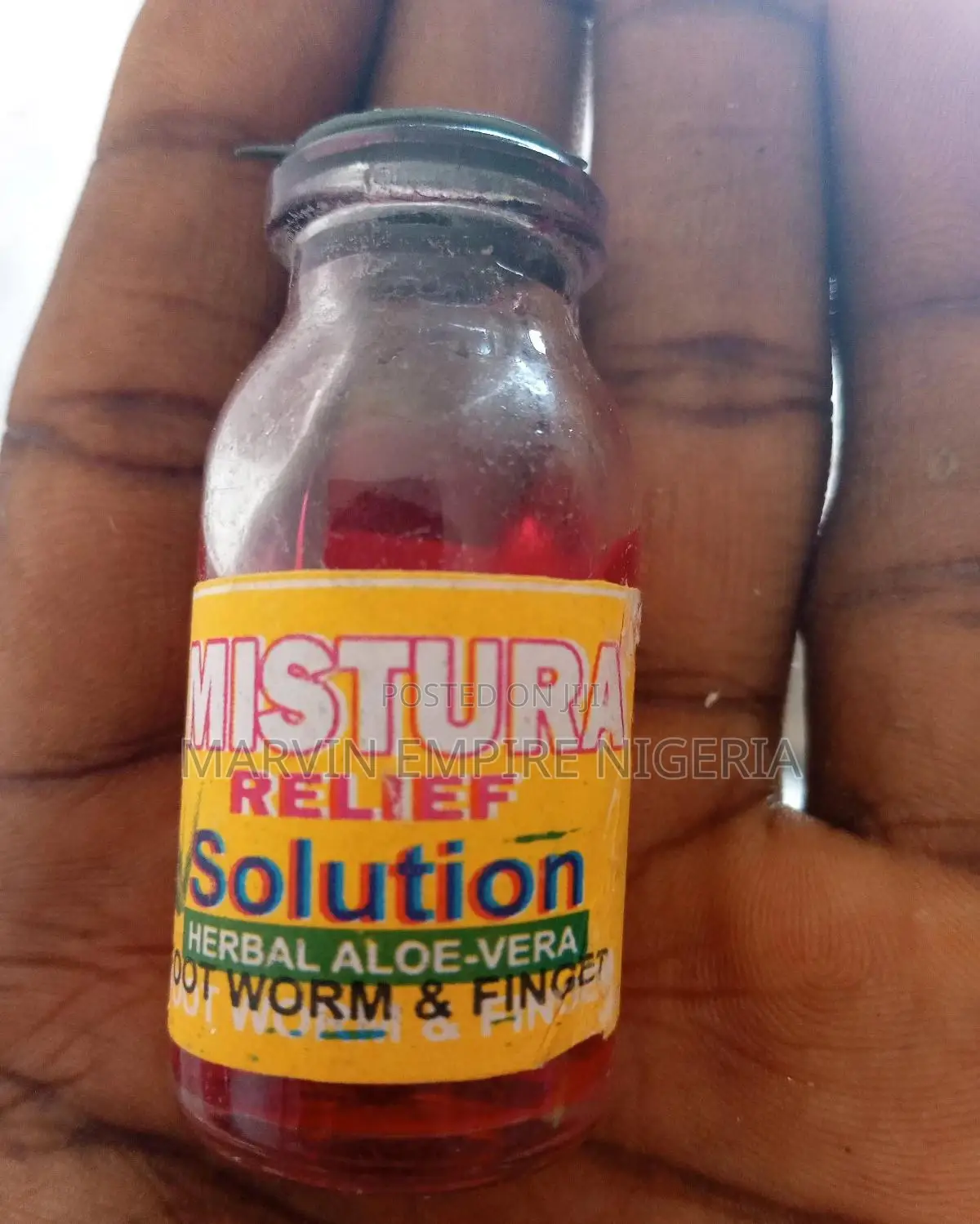 Mistura for Tooth Ache Foot Finger Worm Treatment Solution