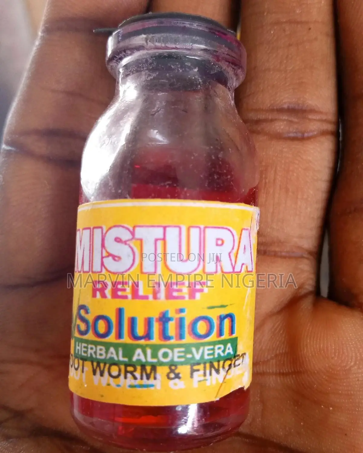 Mistura for Tooth Ache Foot Finger Worm Treatment Solution