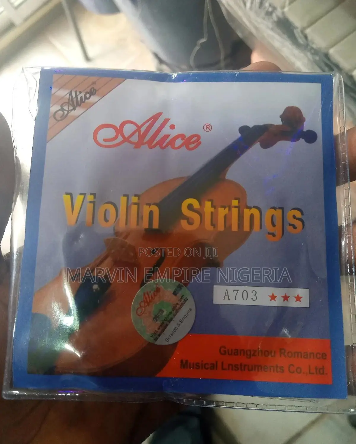 3 Sets Violin String 1 - 4 for Professionals