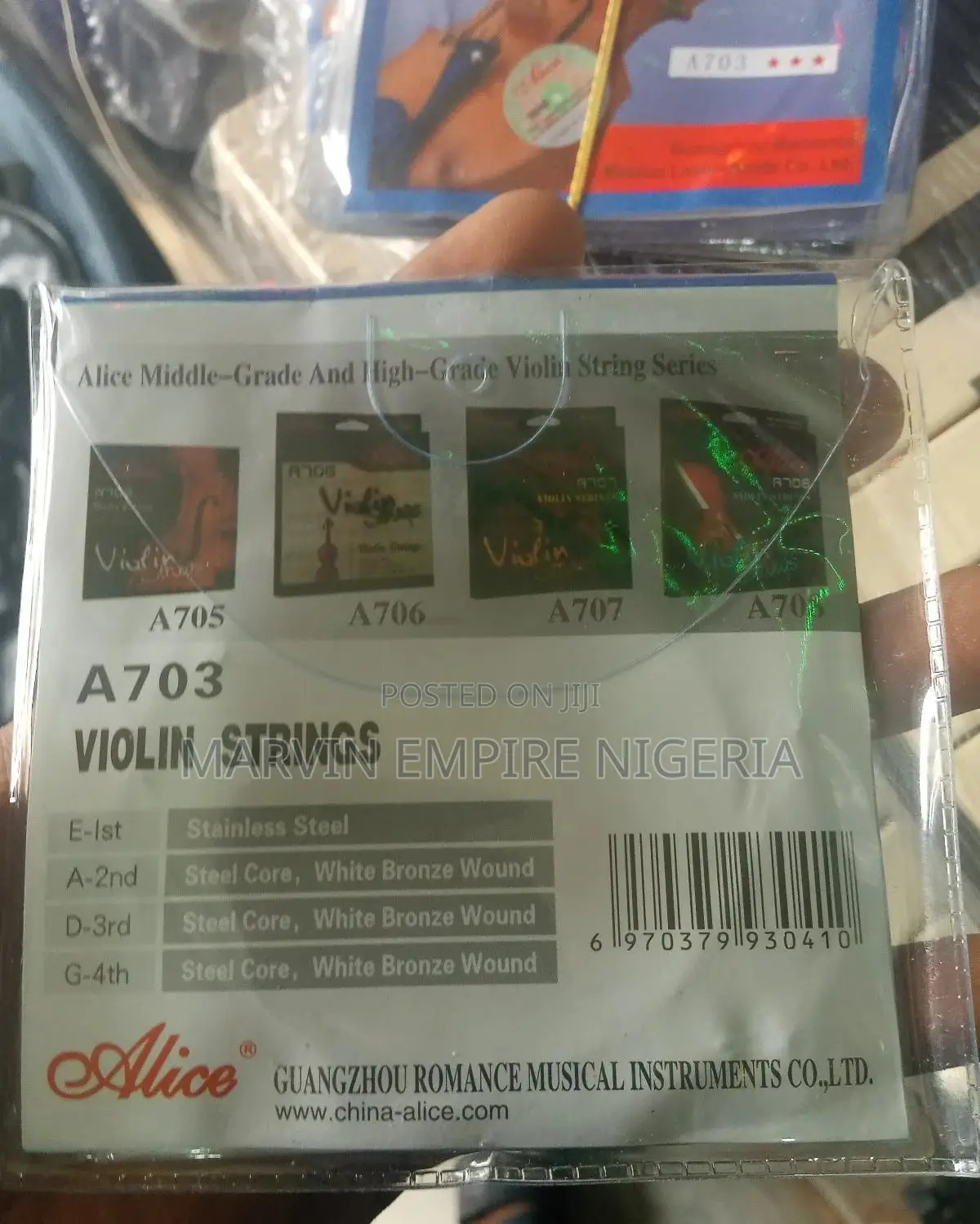 3 Sets Violin String 1 - 4 for Professionals