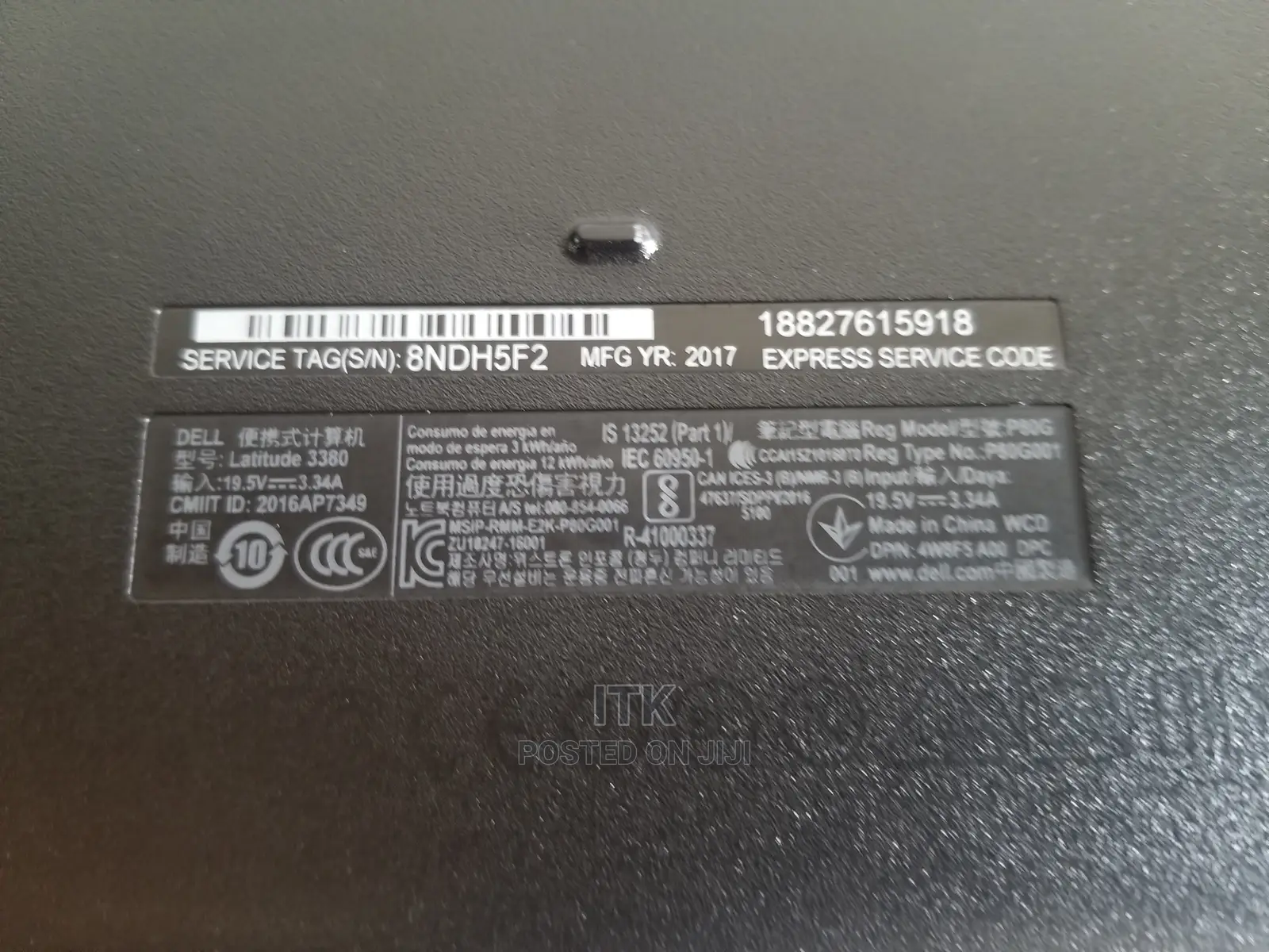 Laptop Dell Latitude 3380 4GB Intel Core i3 SSD 128GB