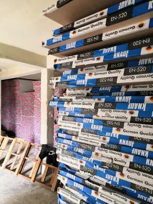 Plaster Boards, Cement Boards, Profiles, Sturds And Tracks
