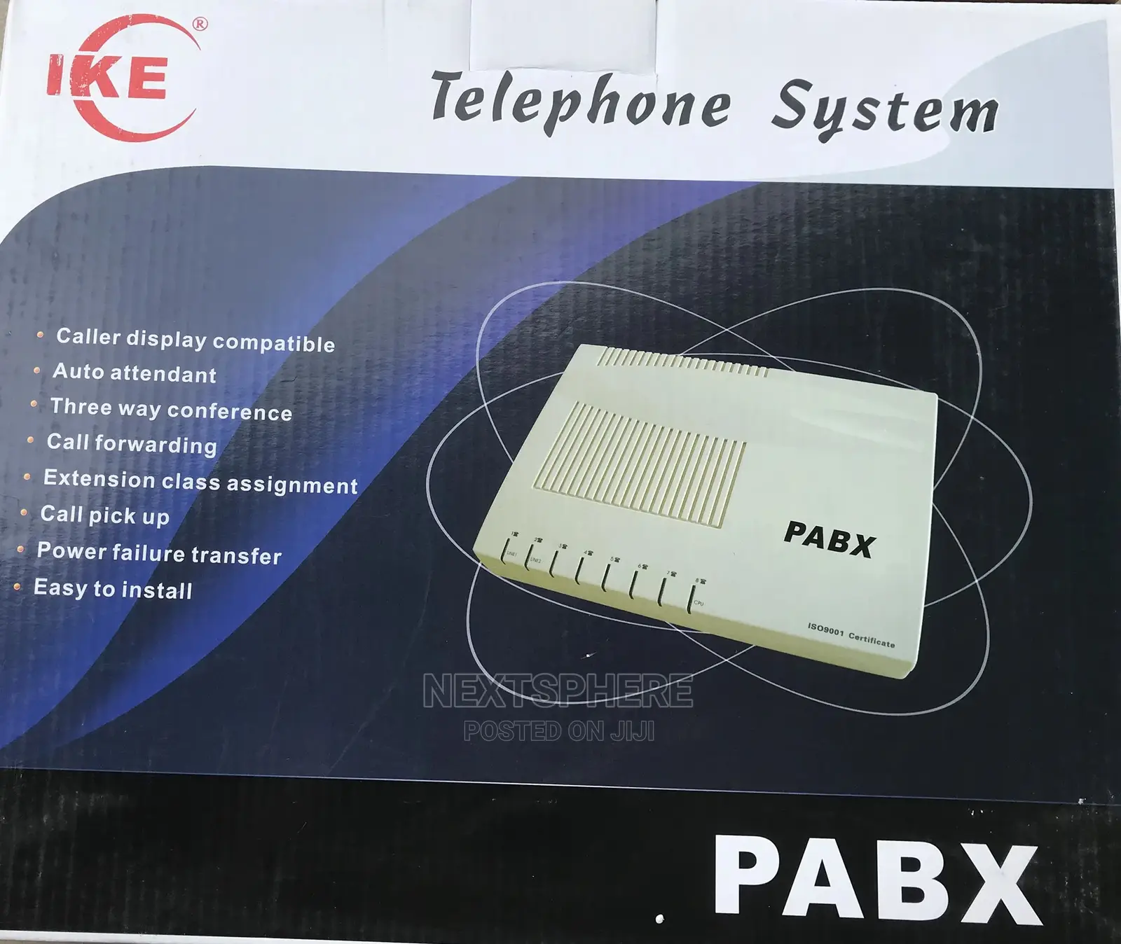 PABX Telephone System(IKE 8 Ext) With 8 Panasonic Phones