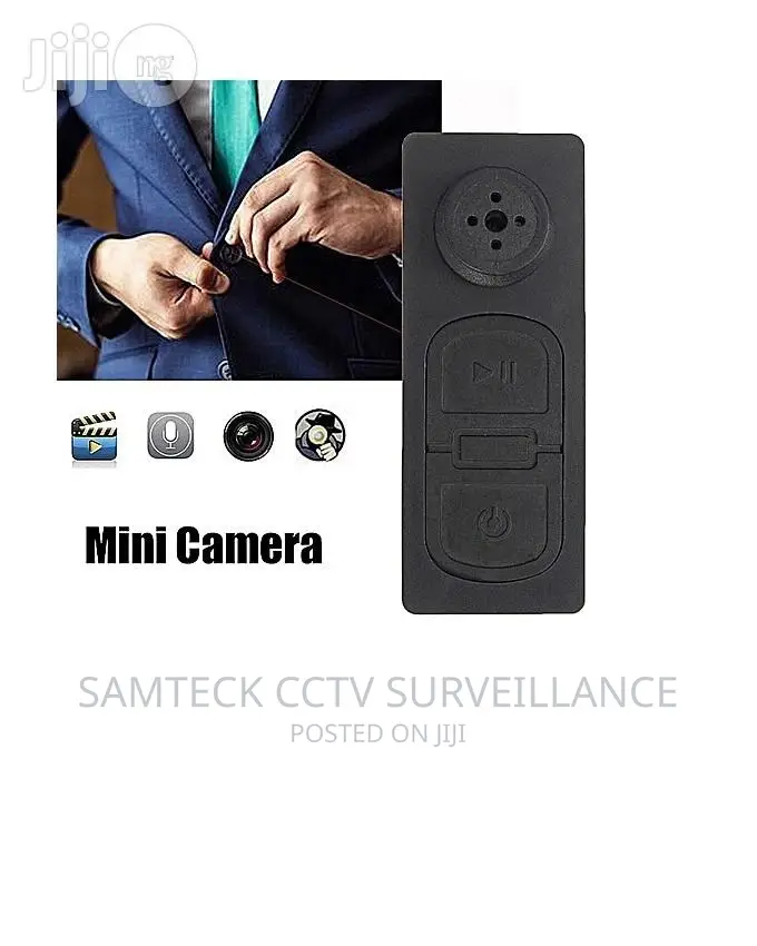 Mini Spy Hidden Button Camera