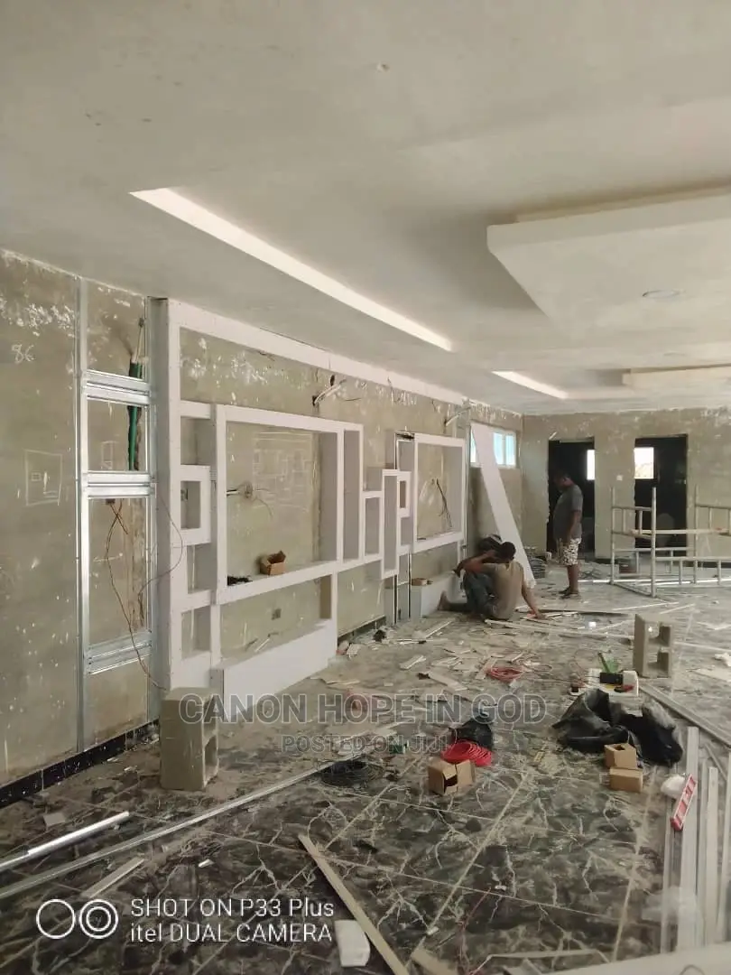 Plaster Boards, Cement Boards and Frames for Wall Partition