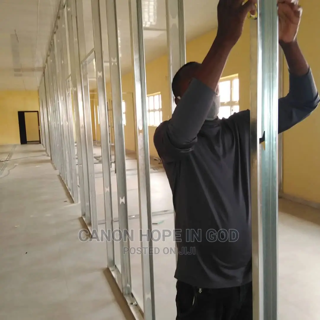 Plaster Boards, Cement Boards and Frames for Wall Partition