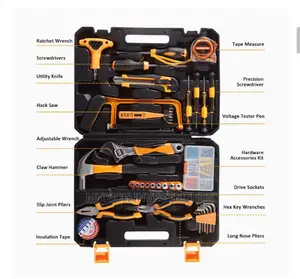 Home Repair Tools Set,82 Pieces General Hand Basic Tool Kit