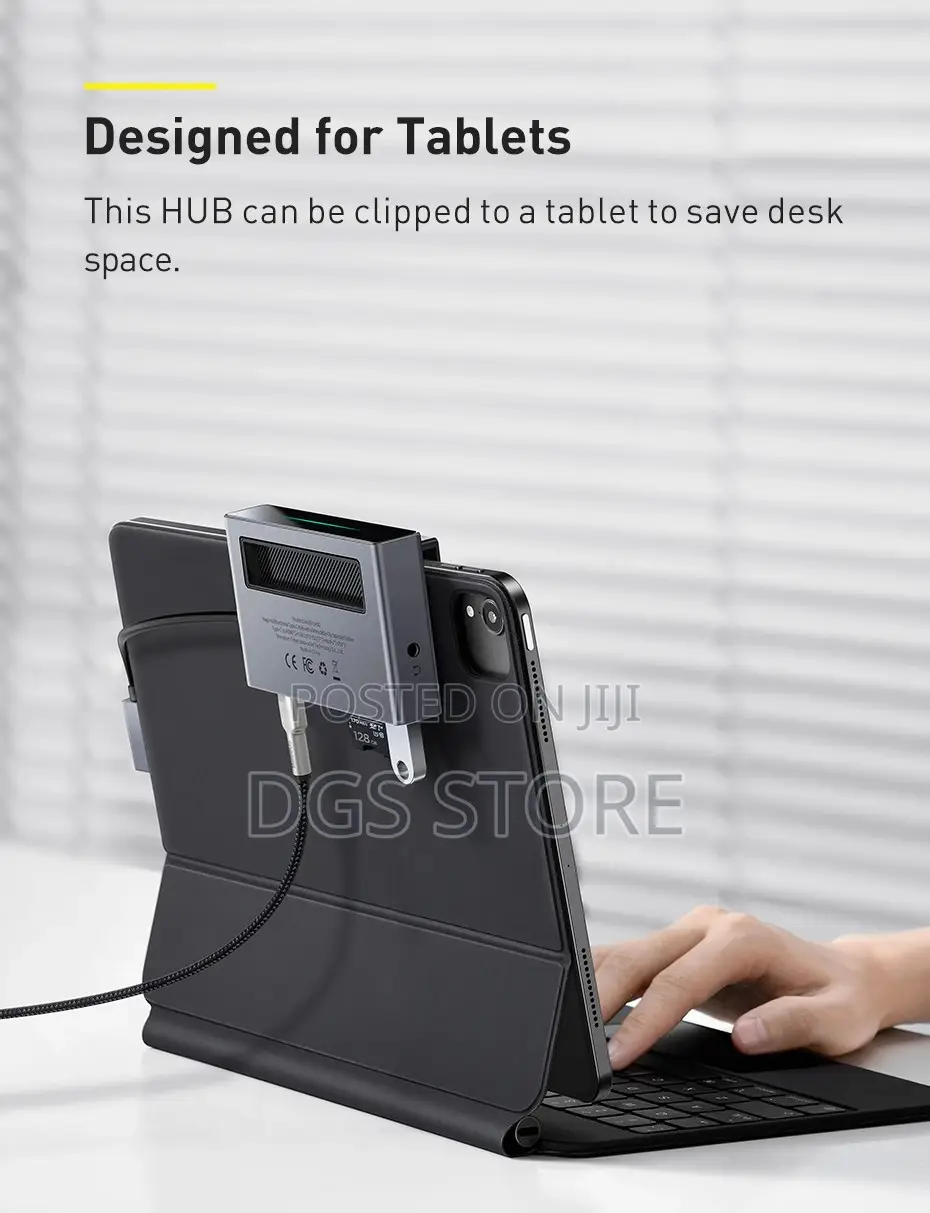 Baseus Magic Multifunctional Type C Hub Retractable Clip