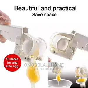 Egg Cracker With Yoke Seperator