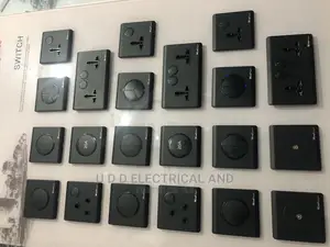 Switch Socket All Sizes Silver And Gold Back