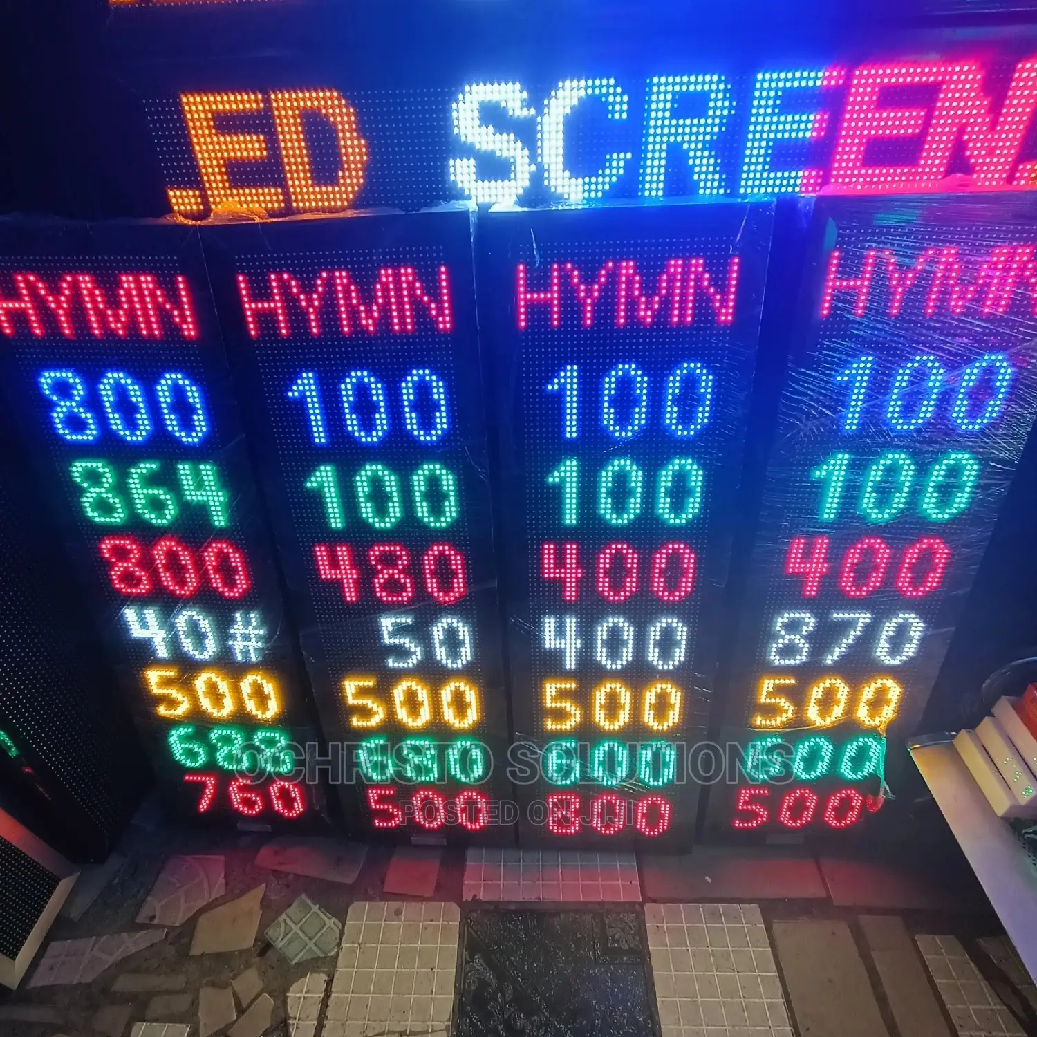 Digital Hymn Board