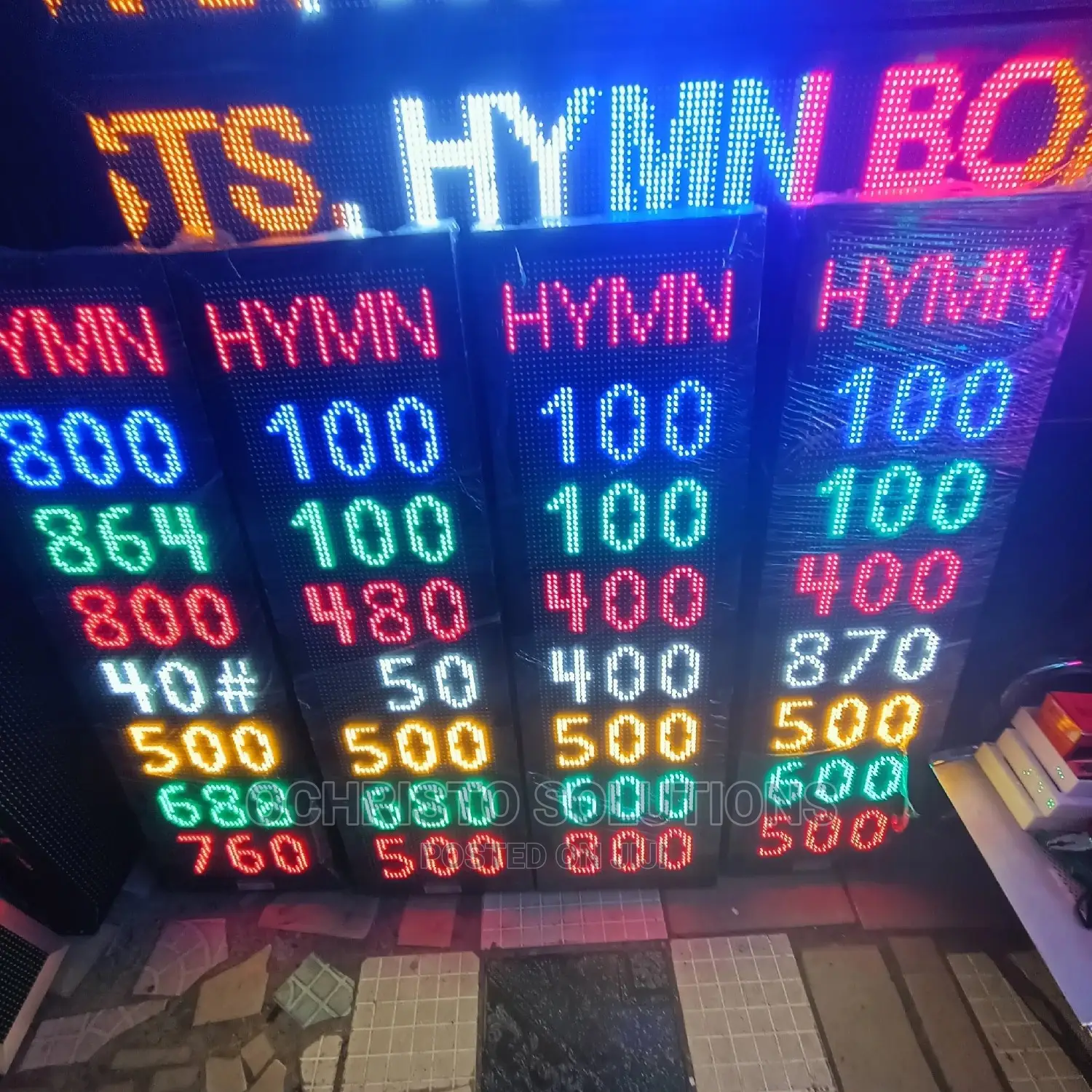 Digital Hymn Board