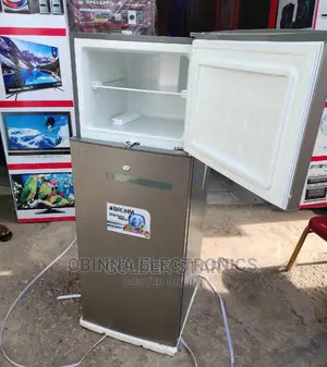 Brand New BRUHM Double Door Fridge/200litter/External/Silver