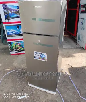 Brand New BRUHM Double Door Fridge/200litter/External/Silver