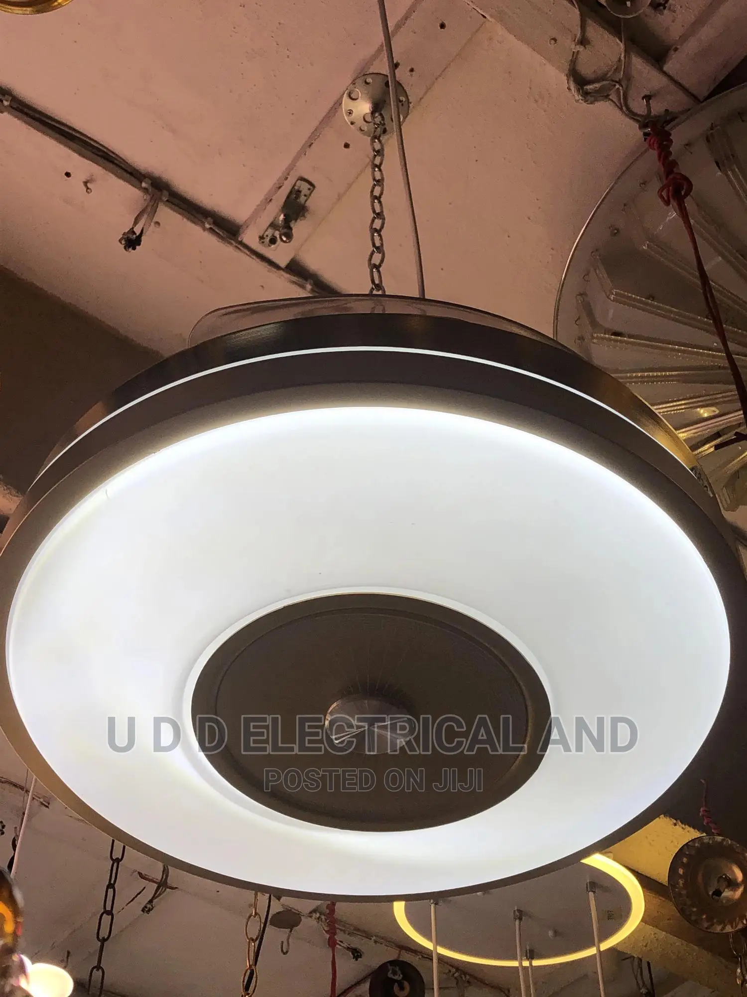 Chandelier With Fan By500