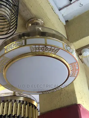 Chandelier With Fan By500