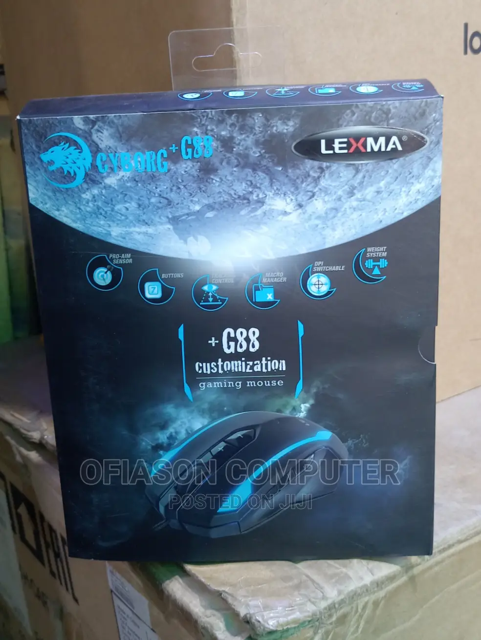 Lexma Gaming Mouse Cybong +G88
