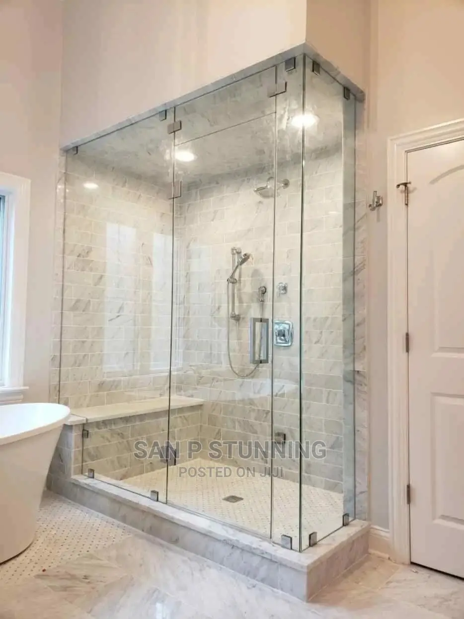 Shower Cubicle Square Pipe Handle