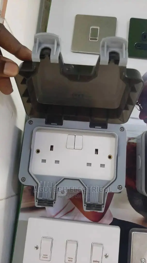 13A Waterproof Socket Single Double