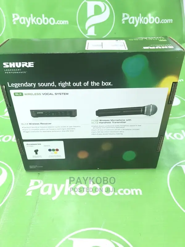 Shure Blx24/Pg58 Wireless Microphone System