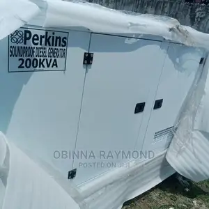 Perkins 200kva Soundproof Generator Made in England 2yrs War