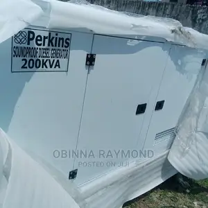 Perkins 200kva Soundproof Generator by England 2yrs Warranty