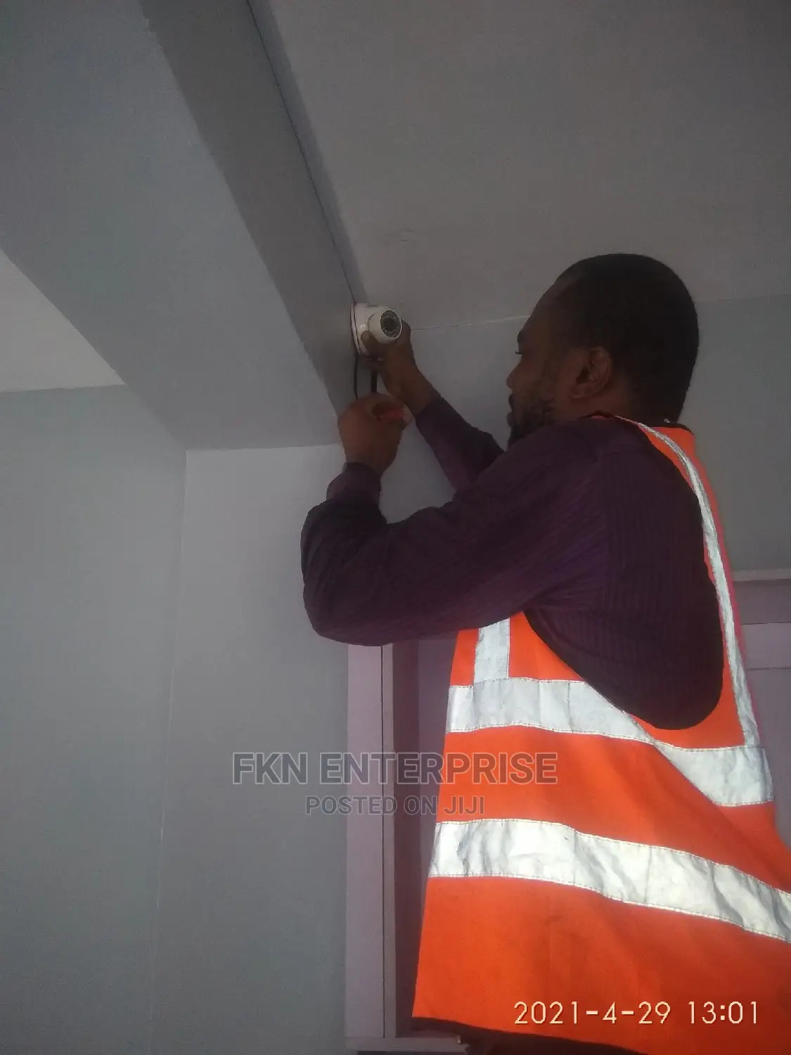 Secret Security Camera Installation