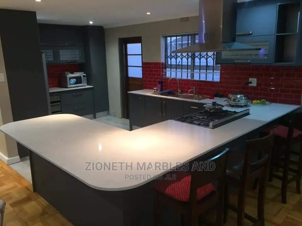White Maroon Slab