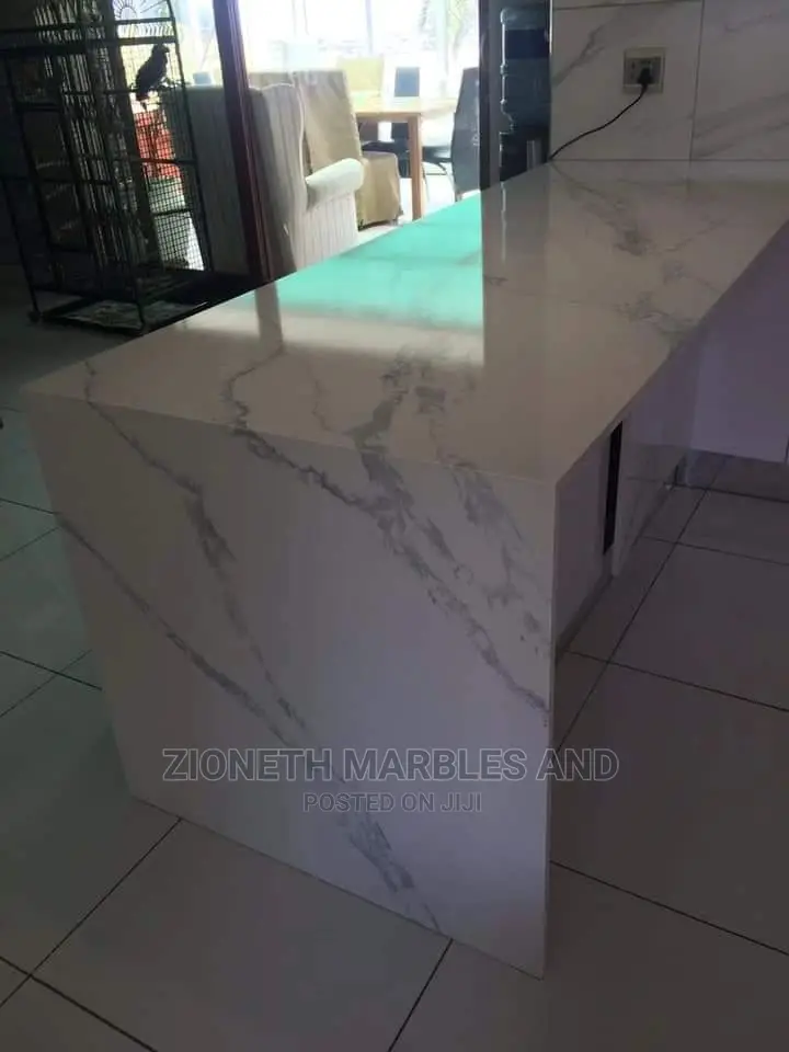 White Maroon Slab