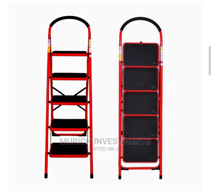 Iron Folding 5 Step Ladder