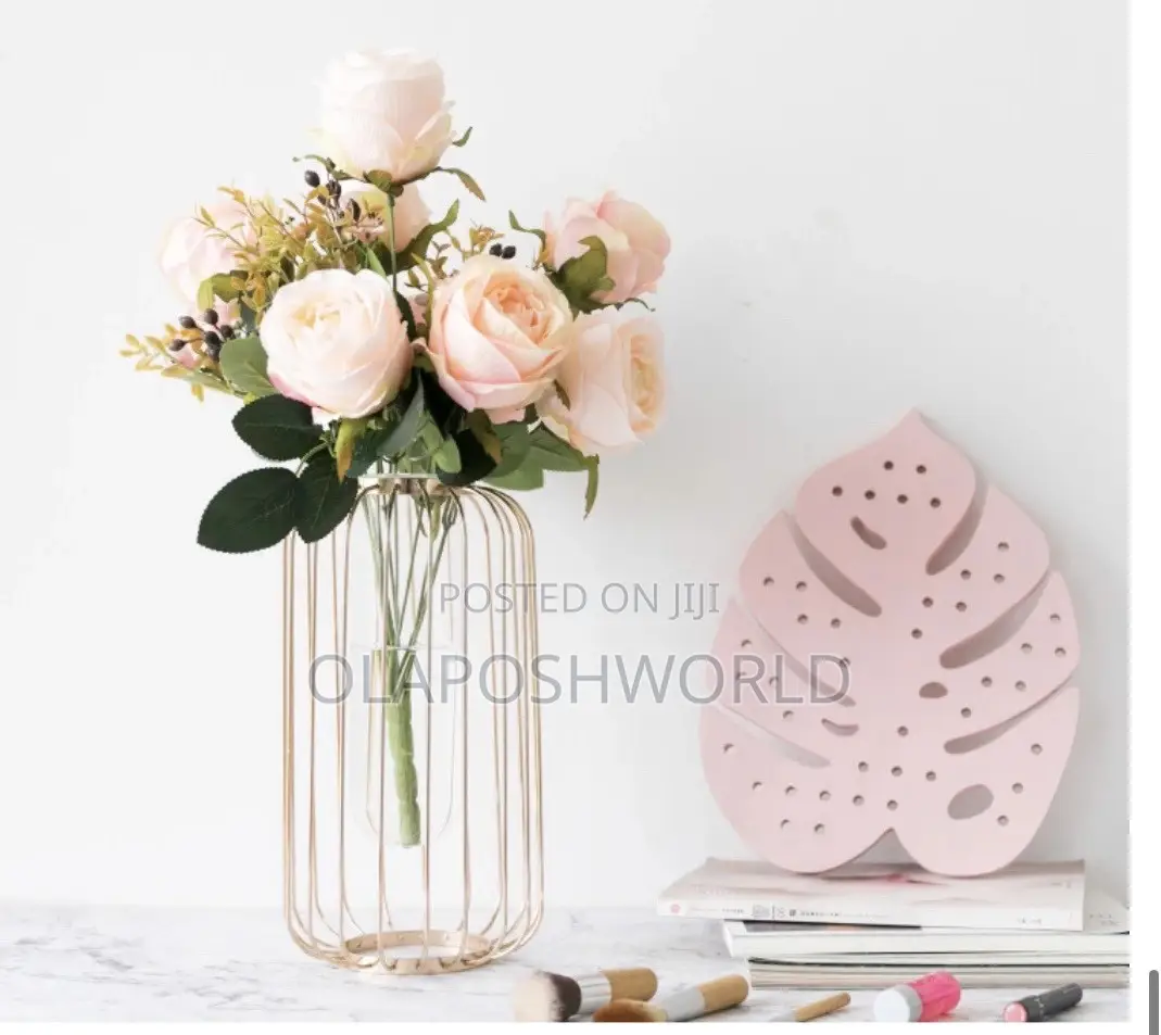 Gold Flower Vase