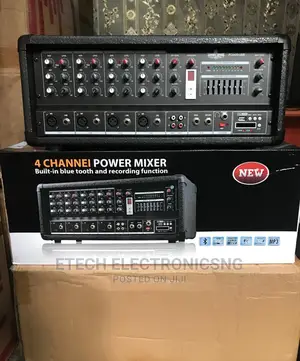 Photo - 4channels Mixer Amplifier With Usb and Amplifier Inside