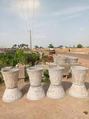 Cement Flowers Pots
